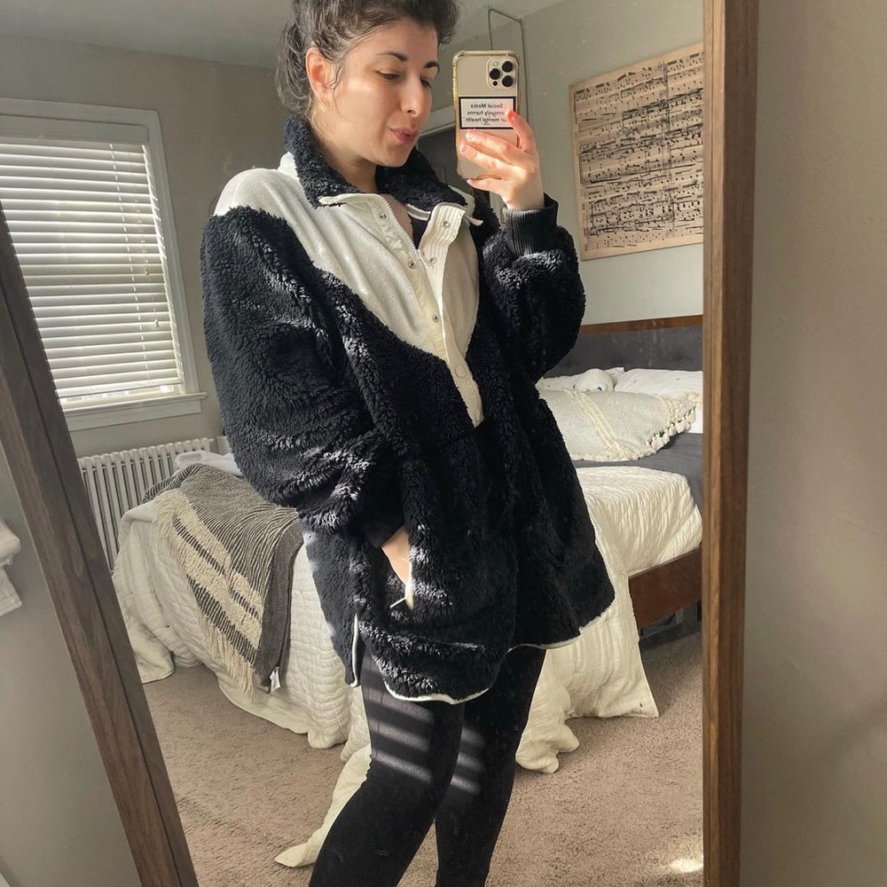 NWOT FP Movement Fall To Rise Quarter Zip